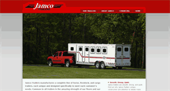 Desktop Screenshot of jamcotrailers.com